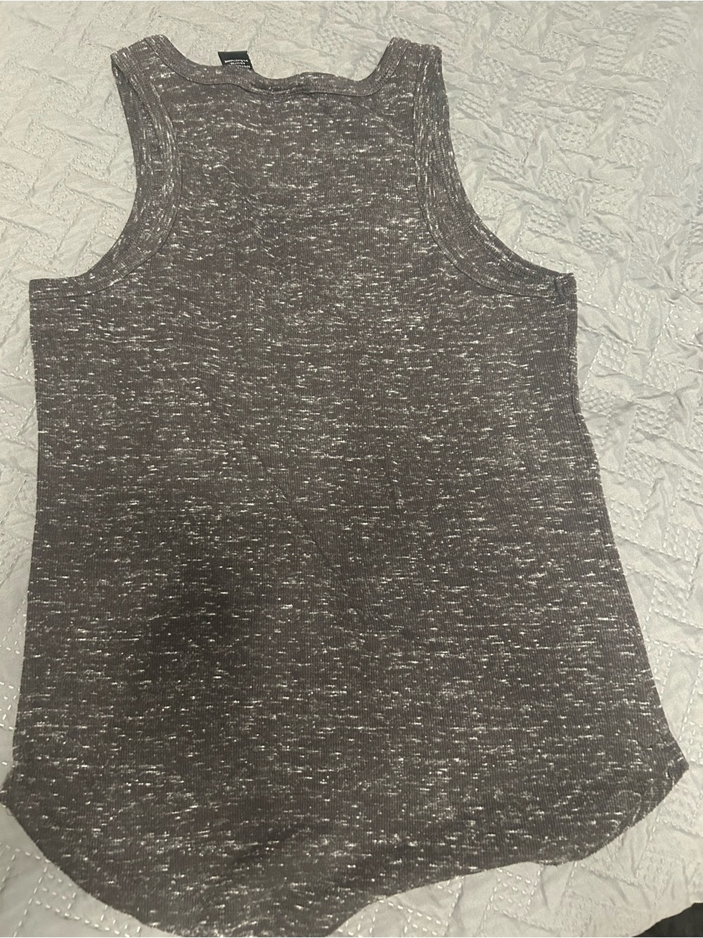 Women’s Harley-Davidson Gray Heather Tank Top with White Wing Logo - Picture 4 of 5